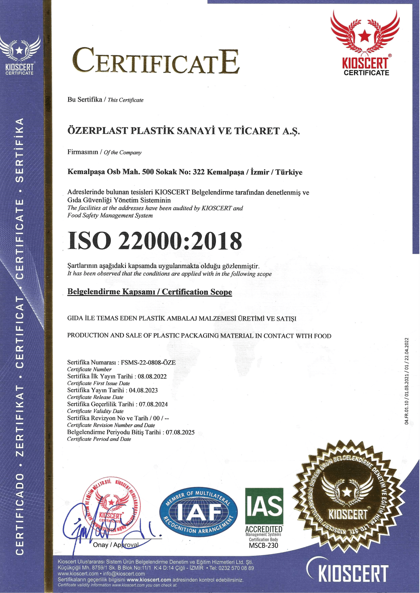 ISO 22000:2018